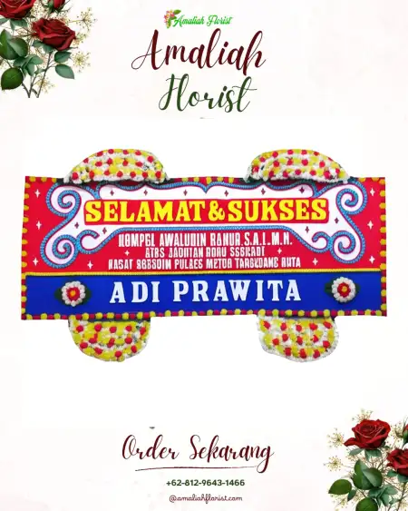 Papan Bunga Ucapan Selamat Kandang Panjang